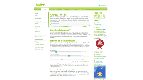 SevenDayskärmdump