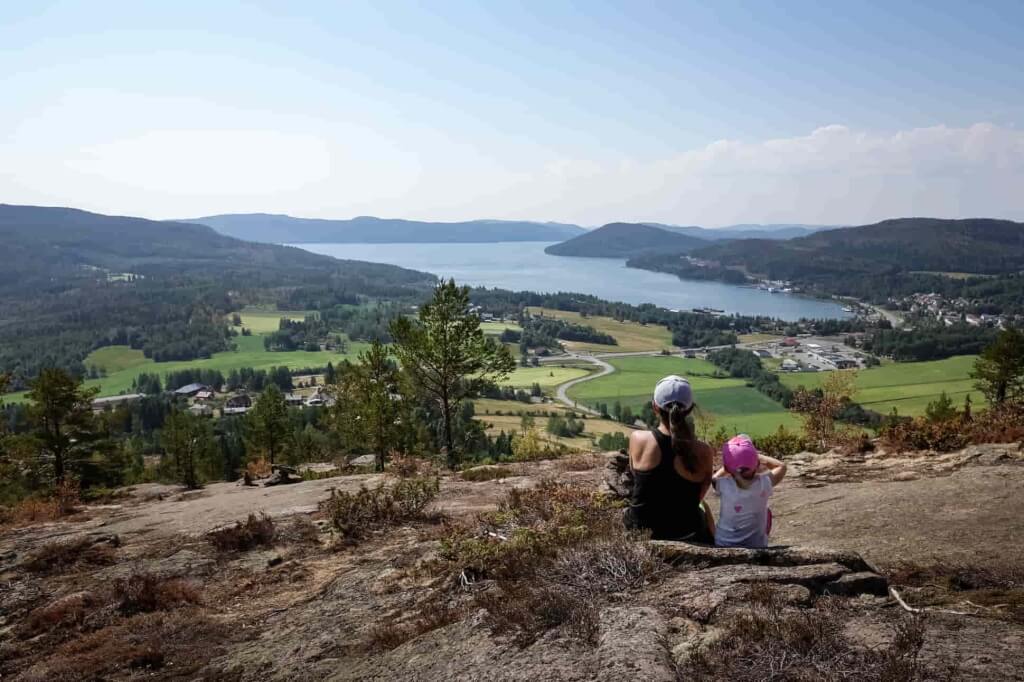 Familj på Skuleberget