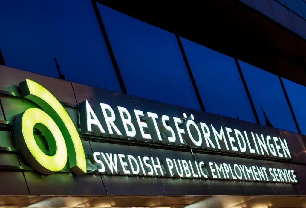 Arbetsförmedlingens fasad